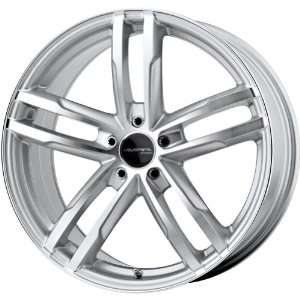 Liquid Metal Curve Series Silver Wheel with Machined Face (17x7.5 