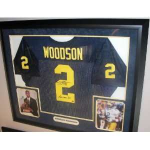  Charles Woodson Signed Jersey   with 97 Heisman 