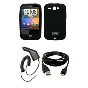  EMPIRE Black Silicone Skin Case Cover + Car Charger (CLA 