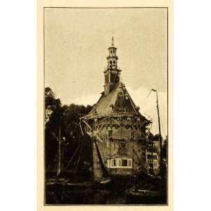  1911 Print Hoorn Holland Harbor Bell Tower Architecture 