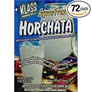 Klass Regular Horchata, 0.53 Ounce Units (Pack of 72)  