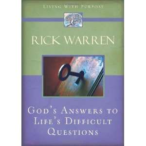   Questions (Living with Purpose) [Hardcover] Rick Warren Books