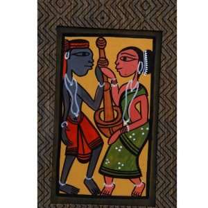  Exclusive Wooden Hand Painted Madhubani Painting Frame 
