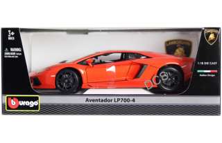 Bburago Lamborghini Aventador LP700 4 Orange 1/18  
