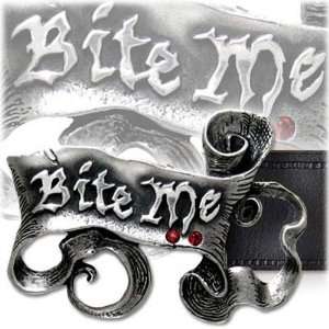  Bite Me If You Dare Belt Buckle