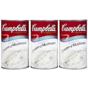  Campbells Cream Of Mushroom Soup, 26 oz, 3 ct (Quantity 