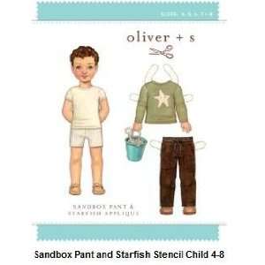   Oliver + S Patterns Sandbox Paint + Starfish Stencil 