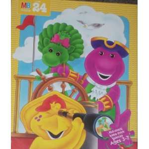  Barney 24 Piece Puzzle by Milton Bradley Toys & Games