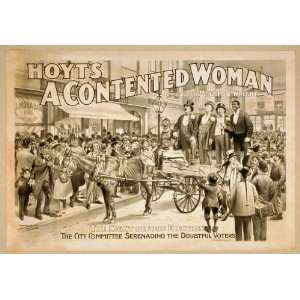  Poster Hoyts A contented woman 1899