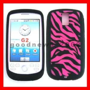  ZEBRA HPK SILICONE RUBBER SKIN COVER CASE fr HTC MYTOUCH 