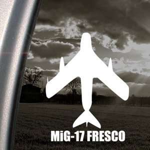  MiG 17 FRESCO Decal Military Soldier Window Sticker 