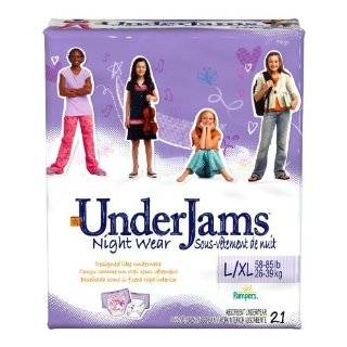  Pampers UnderJams Girls Size 8 (L/XL) Diapers Mega Pack 21 