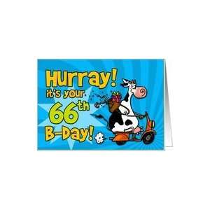  Hurray its your 66th birthday Card Toys & Games