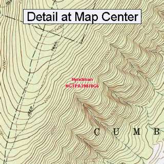   Map   Hyndman, Pennsylvania (Folded/Waterproof)