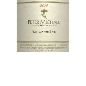  2010 Peter Michael Chardonnay Knights Valley La Carriere 