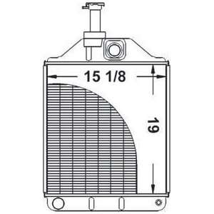    New Radiator 1680599M92 Fits MF 690 Tractor 