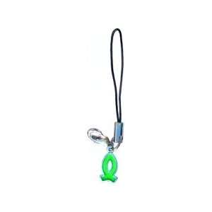  Cell Phone Strap Green Ichthus 