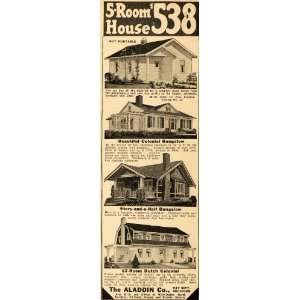   Ad Aladdin 5 Room House Varieties for $538 Mich   Original Print Ad