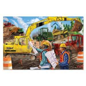  Melissa and Doug Construction 24 pc. Floor Puzzle Toys 