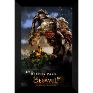  Beowulf 27x40 FRAMED Movie Poster   Style P   2007