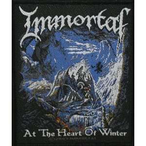  Immortal At The Heart of Winter Black Metal Woven Patch 