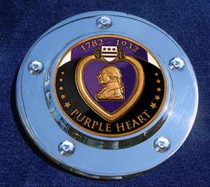   Military PURPLE HEART Timing Cover For Harleys from the manufacturer
