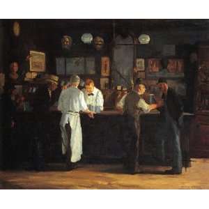 Hand Made Oil Reproduction   John Sloan   32 x 26 inches   McSorleys 
