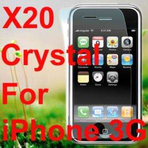 20X Crystal Screen Protector For Apple iPhone 3G 3Gs  