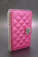 luxury Crystral Rose Faux iPhone Purse Case for iPhone4 4S + LCD 