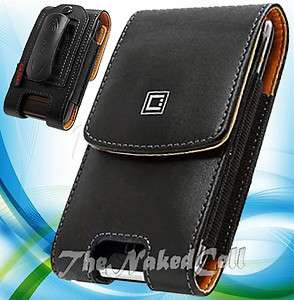 for APPLE IPHONE 4S VERIZON BLACK VERTICAL LEATHER CASE HOLSTER POUCH 