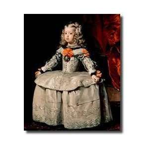  Portrait Of The Infanta Margarita 165173 Aged Five 1656 