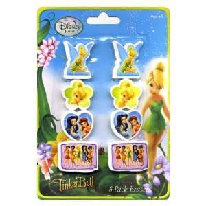   Printed Infront Of Erasers   Tinkerbell feairies Erasers Toys & Games