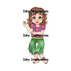  Inky Impressions Cling Rubber Stamps Hula Lili Arts 