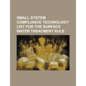 system compliance technology list for the surface water treatment rule 