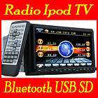 ISO 2 Din 7 In Dash Head Unit Car Stereo DVD CD Radio Player Ipod 