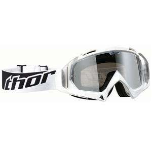  Thor Motocross Hero Goggles   Matte White Automotive