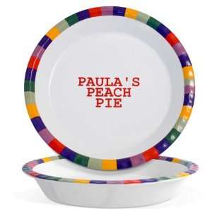  Personalized Sonoma Pie Plate