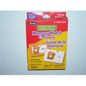  Memory Match Card Game (Spanish / English) Toys & Games