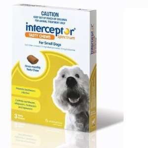  Interceptor Spec. Small Dogs Chews 3pk