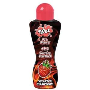  Wet fun flavors warming massage lotion strawberry 8.4 oz 