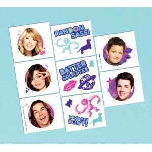  iCarly Temporary Tattoos 16 Pack
