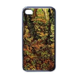   Ivy By Vincent Van Gogh Black Iphone 4   Iphone 4s Case Office