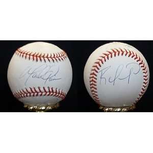  Rafael Furcal and Mark Quinn Autographed Baseball 