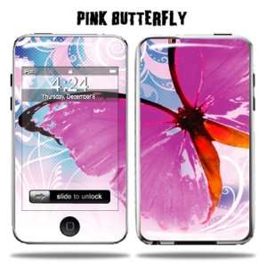   iPod Touch 2G 3G 2nd 3rd Generation 8GB 16GB 32GB   Pink Butterfly