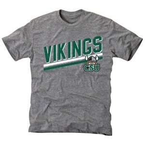 Cleveland State Vikings Rising Bar Tri Blend T Shirt   Ash 