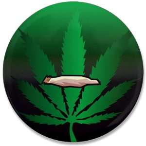  3.5 Button Marijuana Joint and Leaf 