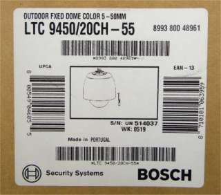 New Bosch LTC 9450/20CH 55 Outdoor Color Video Dome Camera CCTV 