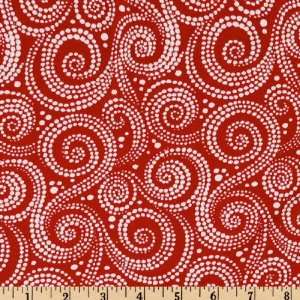  ITY Knit Darcy Red/White Fabric By The Yard Arts, Crafts & Sewing