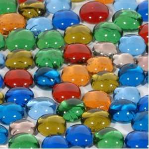  WE Games Replacement Glass Mancala Stones in Assorted 