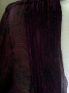 Winter Kate LOLA purple VTG silk tunic top Blouse Cardigan AMAZING 